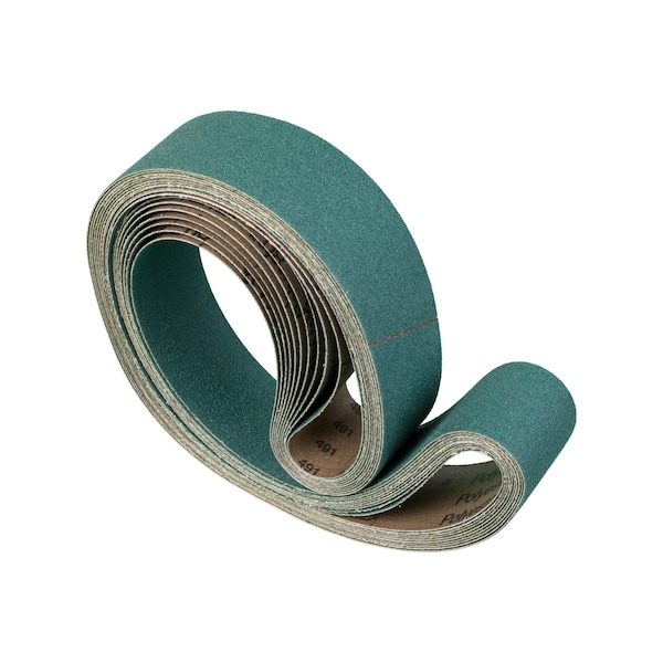 Pferd Coated Belt, Zirc, 2"x48", 80 Grit, 2" W, 48" L, Coated, Zirconia Alumina, 80 Grit 49790 - main